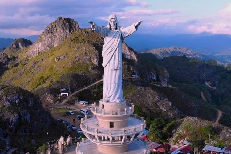 Patung Yesus Kristus Tertinggi di Dunia, Indonesia Nomor 1