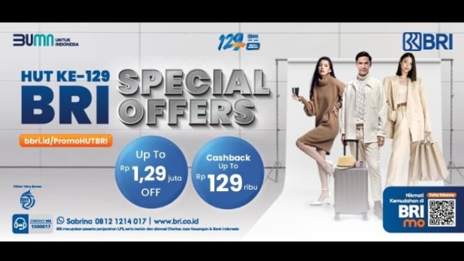 HUT BRI ke-129: Promo Spesial untuk Nasabah Setia di Seluruh Indonesia